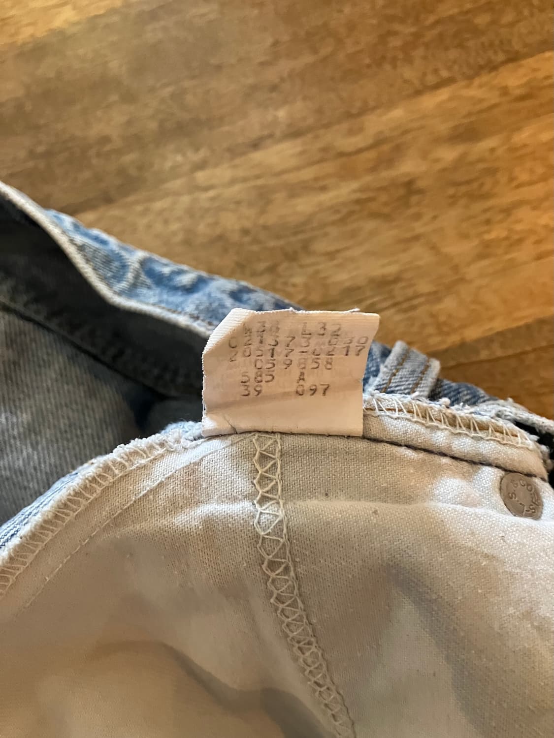 80s USA 빈티지 리바이스 517 부츠컷 데님 팬츠 상품이미지10