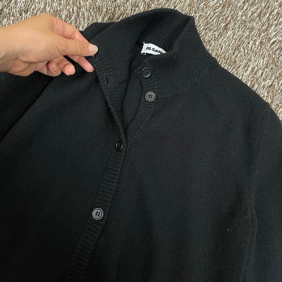 질샌더 JIL SANDER 캐시미어 가디건 38 상품이미지3