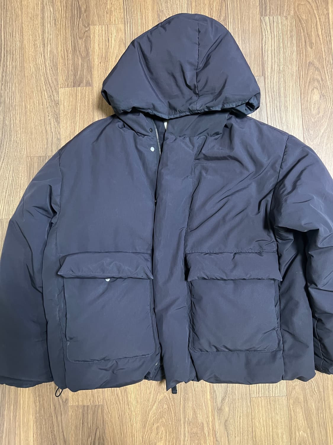 [1] 어나더 오피스 2nd 구스 다운 파카 블랙 패딩 상품이미지1