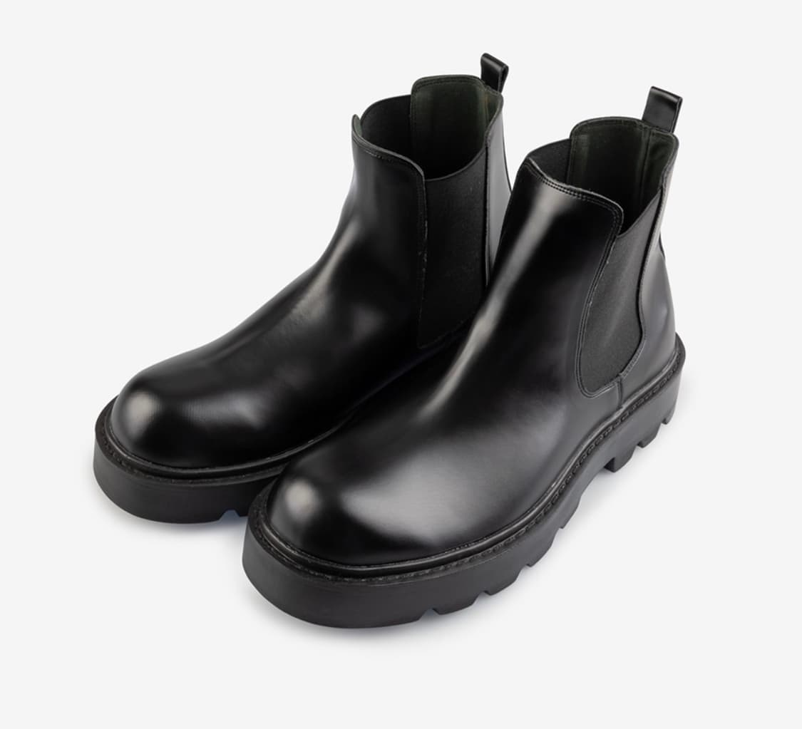 공용가능 프리토 몬트 블랙 볼드 첼시 플랫폼 부츠 공용가능 4cm 상품이미지2