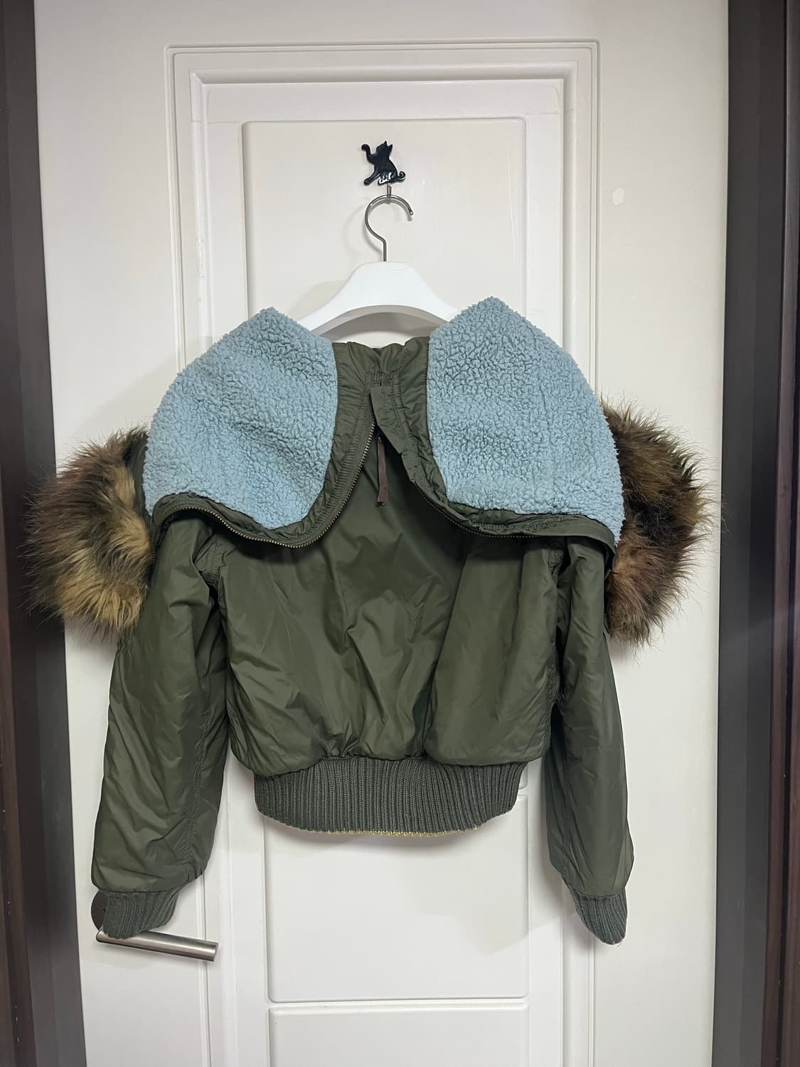 카키 ma1 후드 자켓 상품이미지10