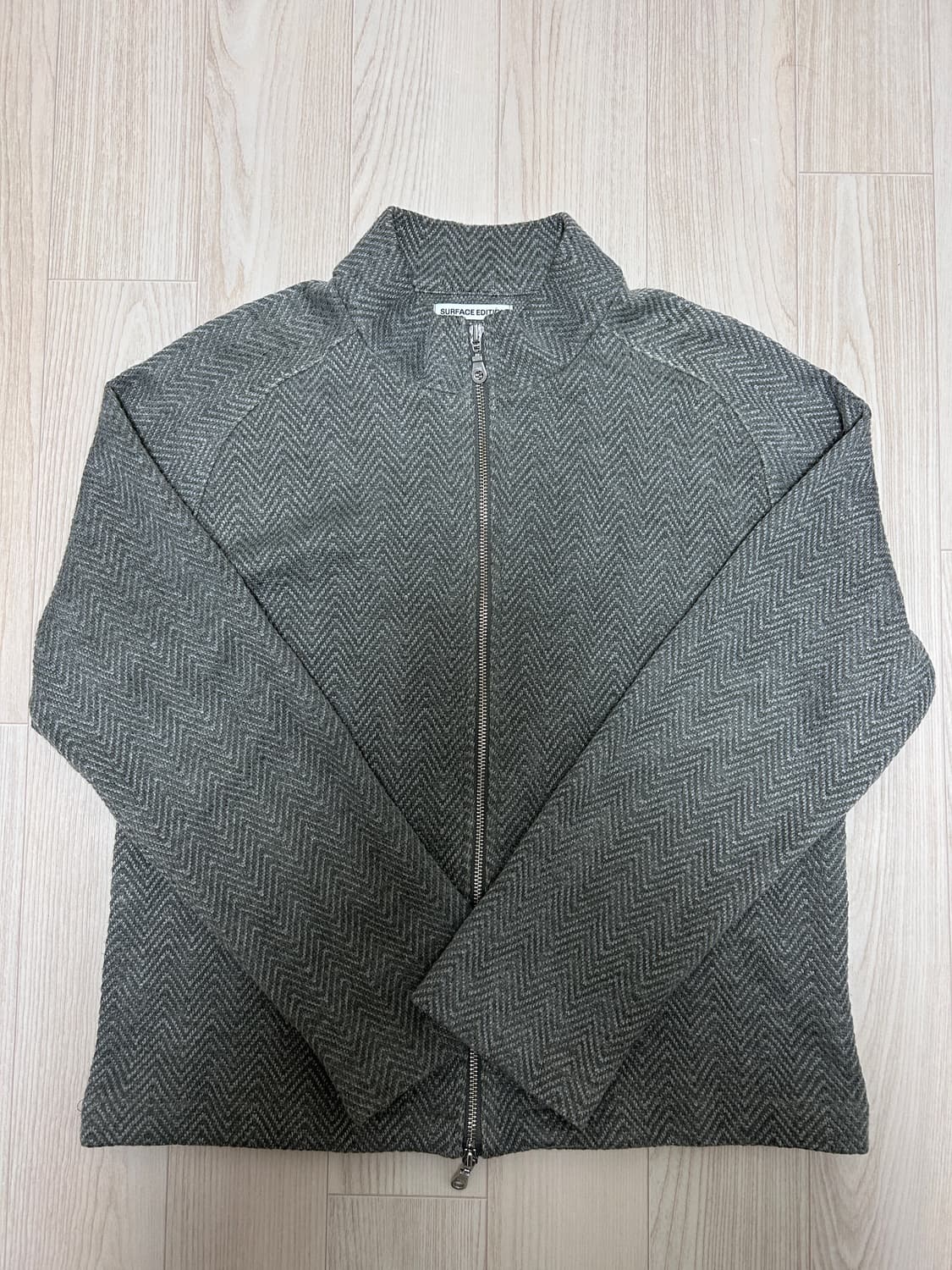 서피스에디션 해링본 자카드 집업 M 상품이미지1