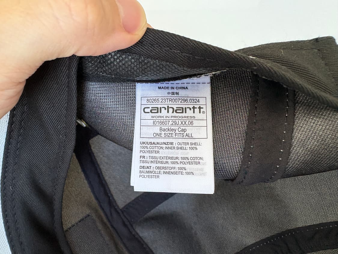 Carhartt WIP Backley Cap  상품이미지5