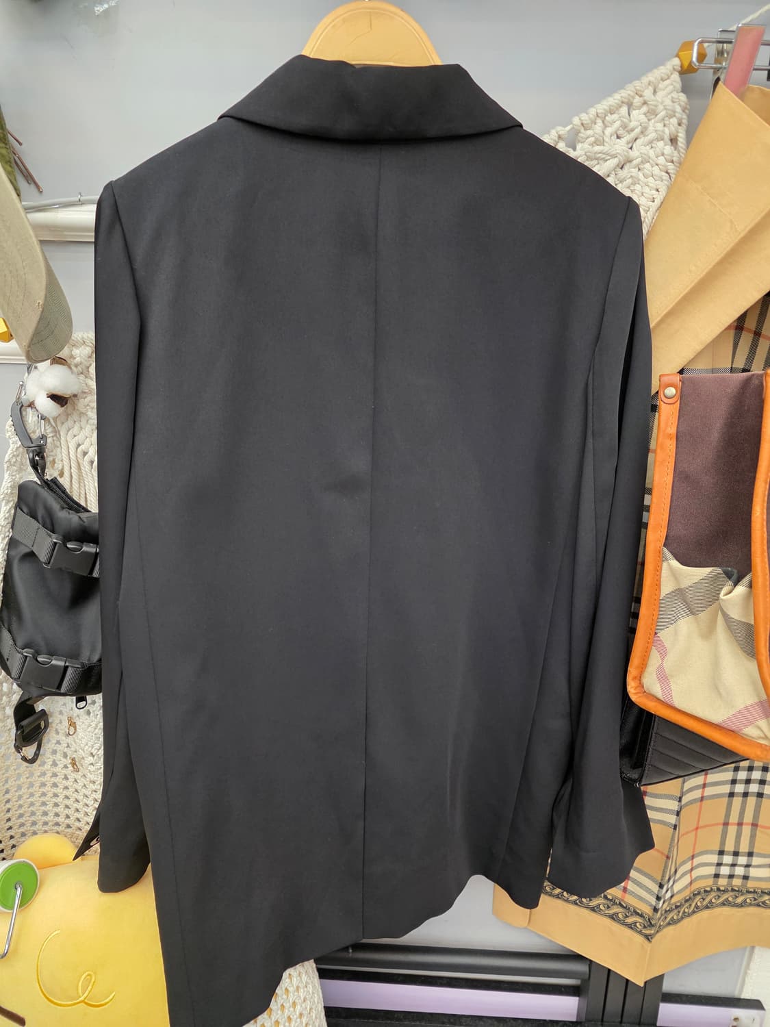 럭키 슈에뜨 싱글자켓 블랙 36 상품이미지7