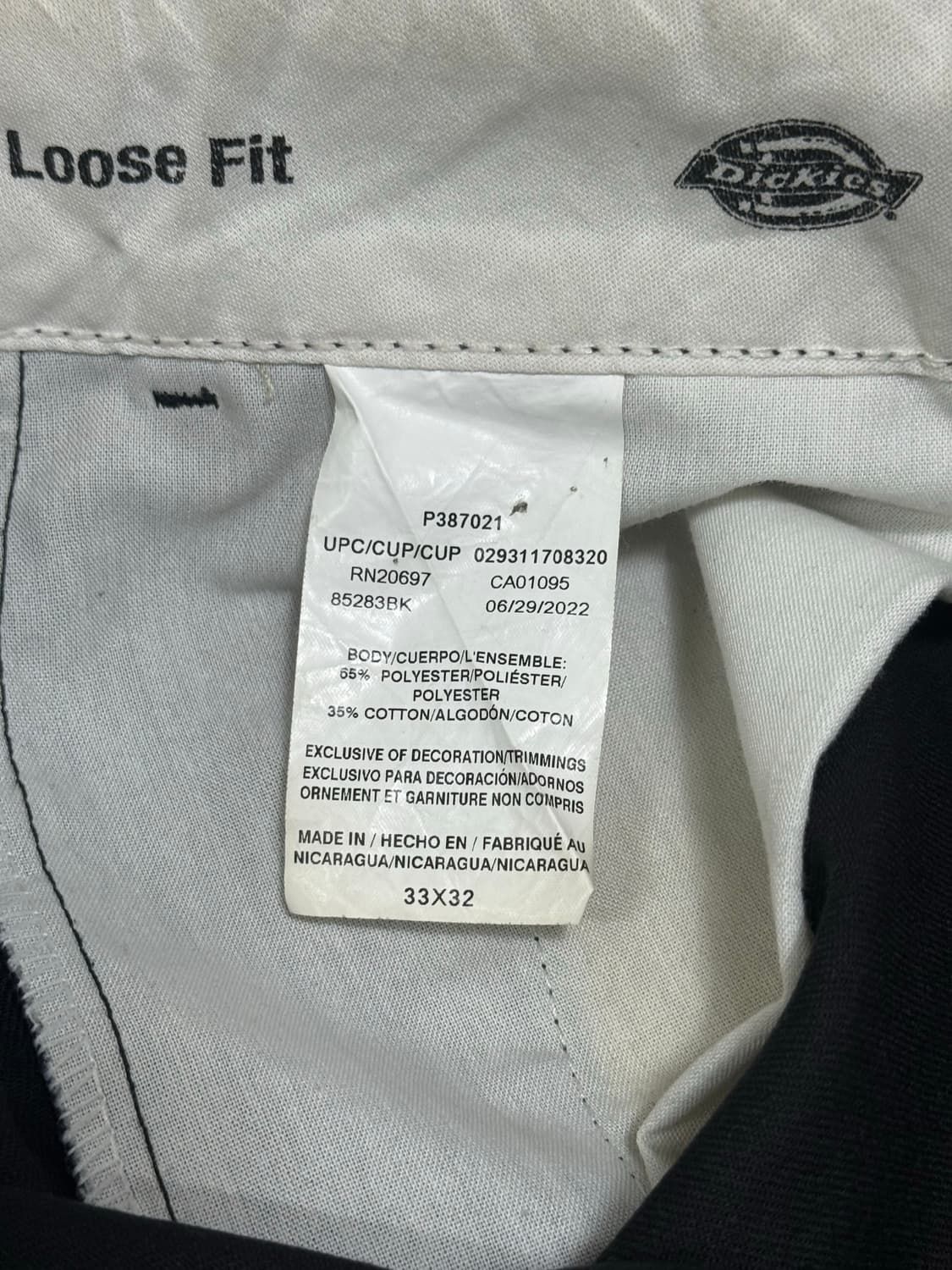 디키즈 85283 BK 상품이미지3