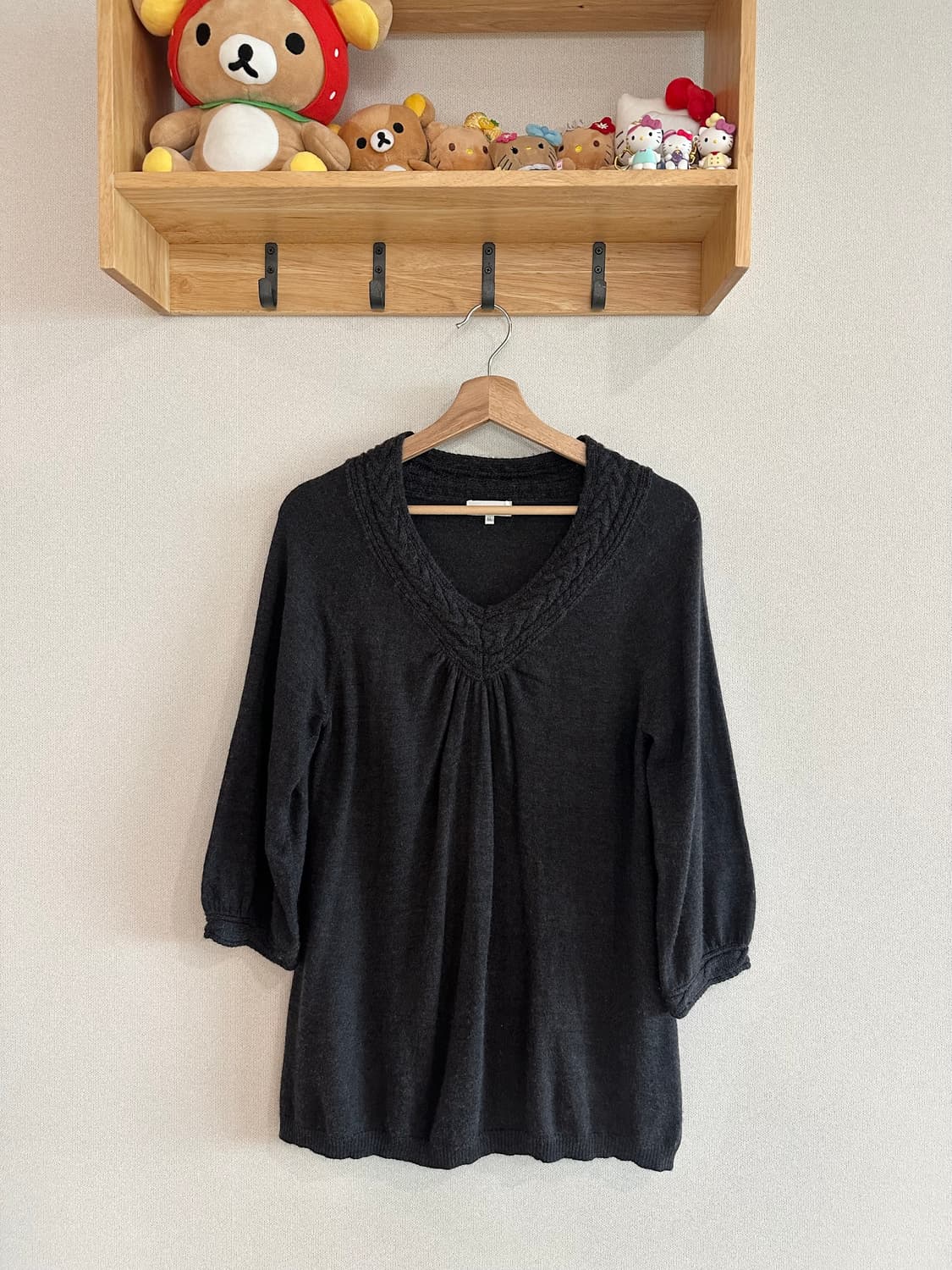 jpn 하구미 스즈코 모리걸 너드 히피 아오이유우 레이어드 코디세트 상품이미지3