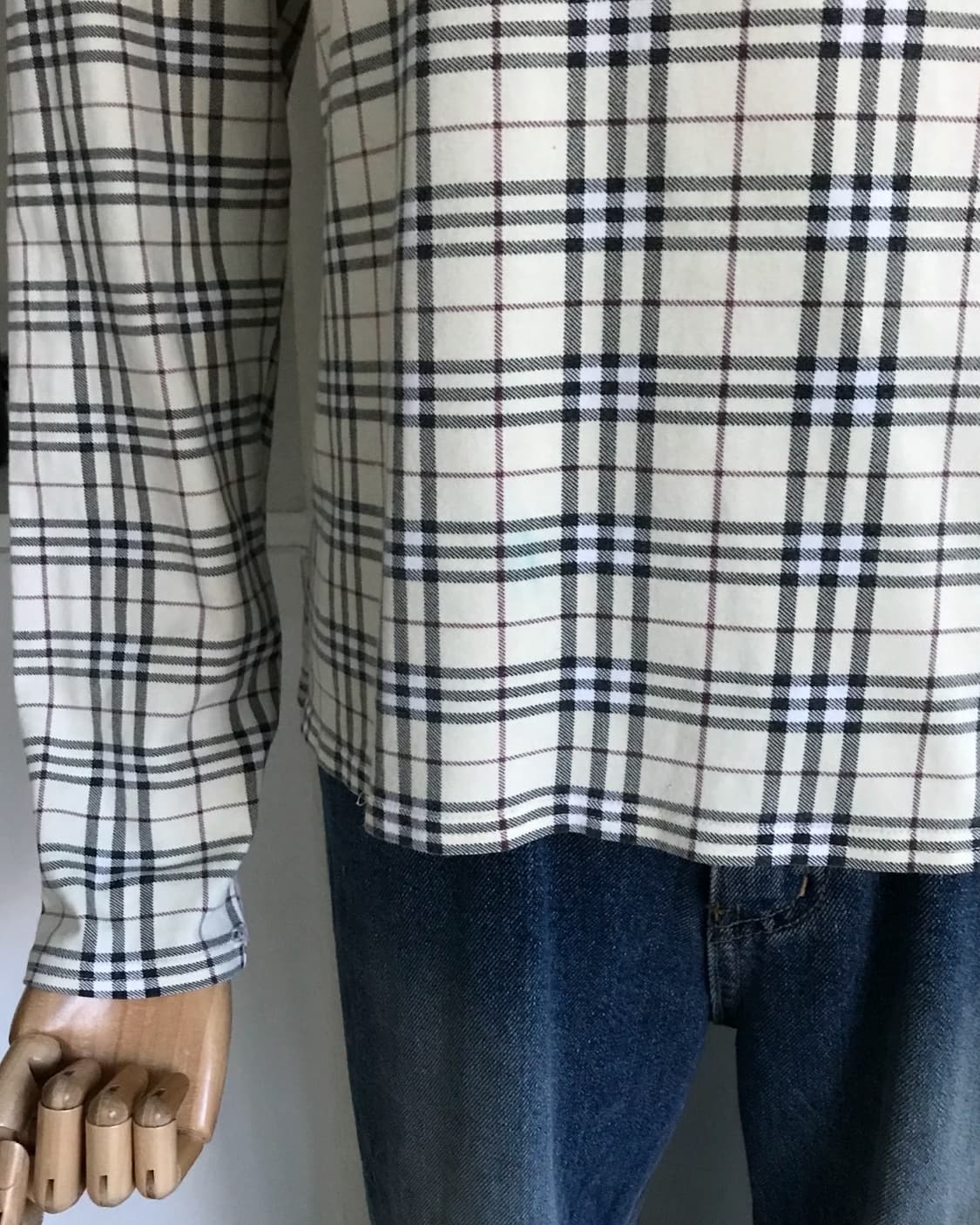 버버리 로고 노바체크 긴팔티 상품이미지10