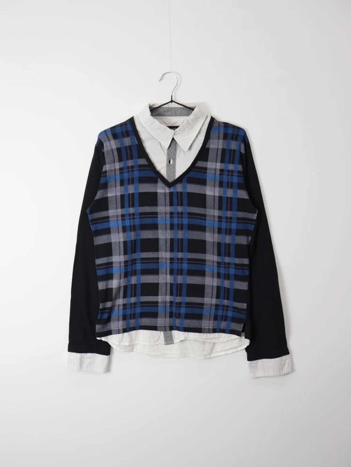 Sorridere Layered Plaid Shirt 상품이미지2