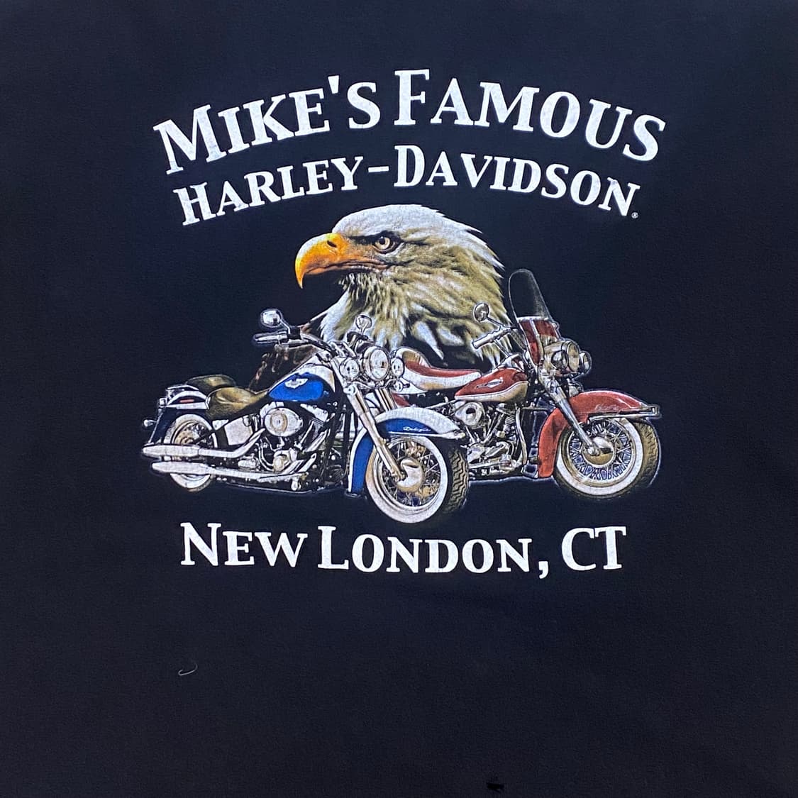 미국 빈티지 할리데이비슨 해골 스컬 로고 반팔티 상품이미지6