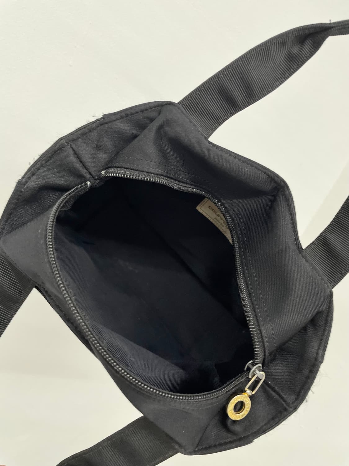 90‘s 꾸레쥬 로고 리본 토트백 상품이미지7