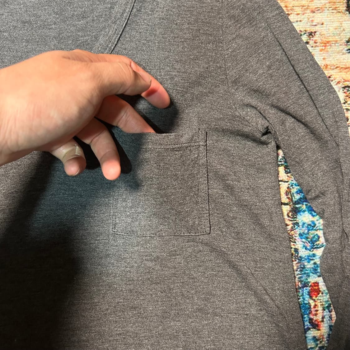 [XS] 알렉산더 왕 레이온 롱슬리브 그레이 상품이미지3