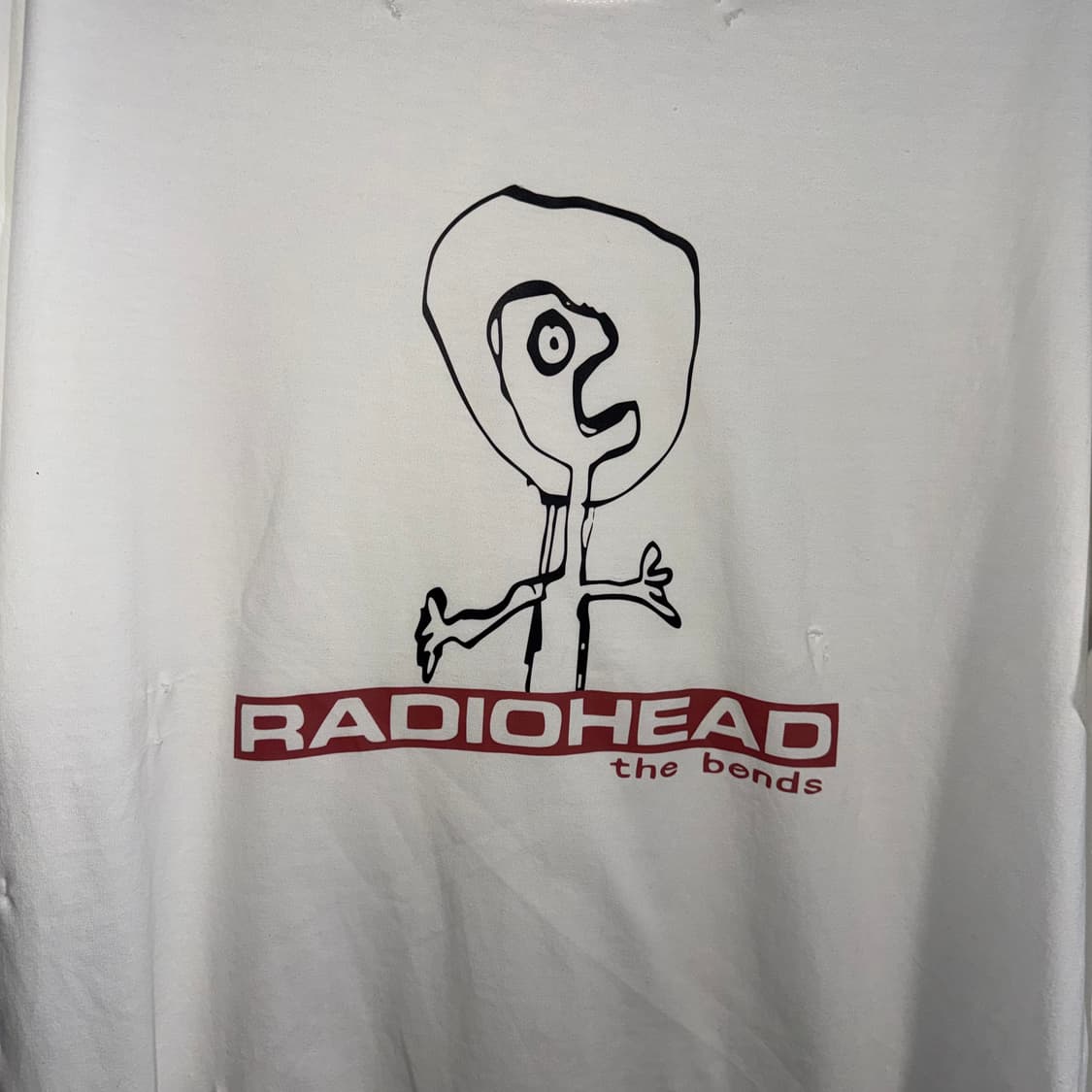 락스타 라디오헤드 빈티지 데미지 디스트레스 밴드 티셔츠  상품이미지9
