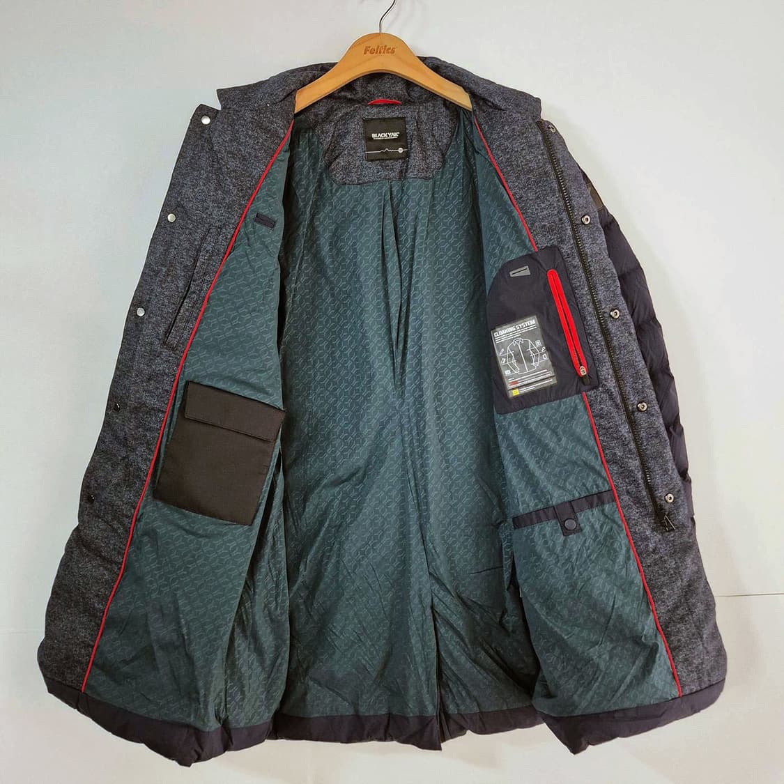 블랙야크 구스다운 롱패딩 100사이즈 상품이미지3