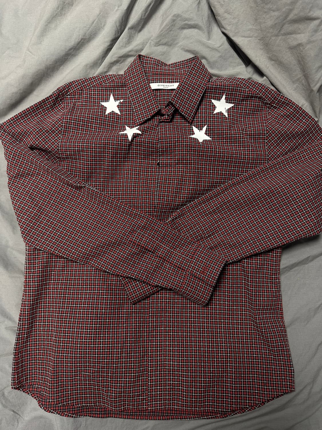 지방시스타 레드 체크셔츠 41 상품이미지1