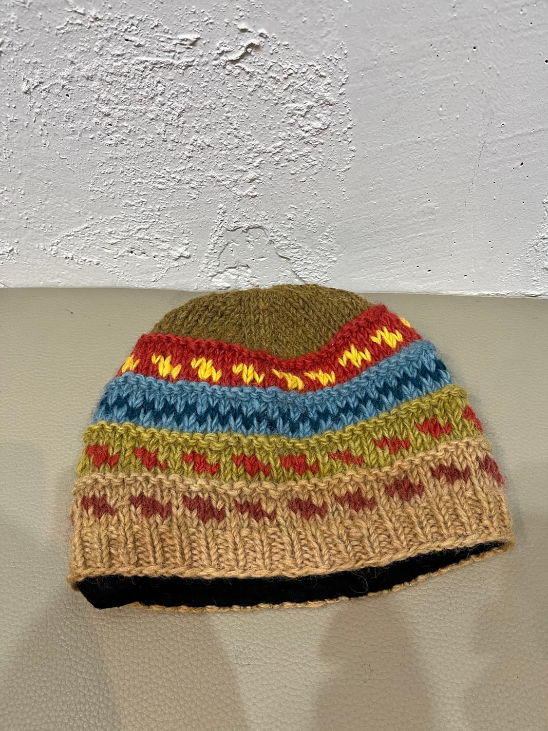 Made in Nepal 퓨어울 핸드메이드 비니 우먼즈 상품이미지1