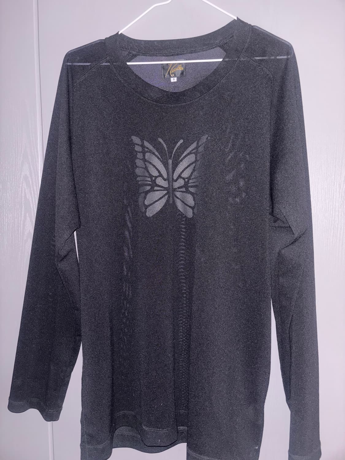 Needles 니들스 쉬어 나비 티셔츠 상품이미지2