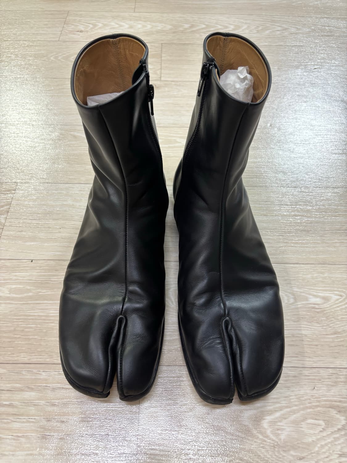 메종마르지엘라 타비 앵클 플랫 부츠 블랙 42사이즈 상품이미지2