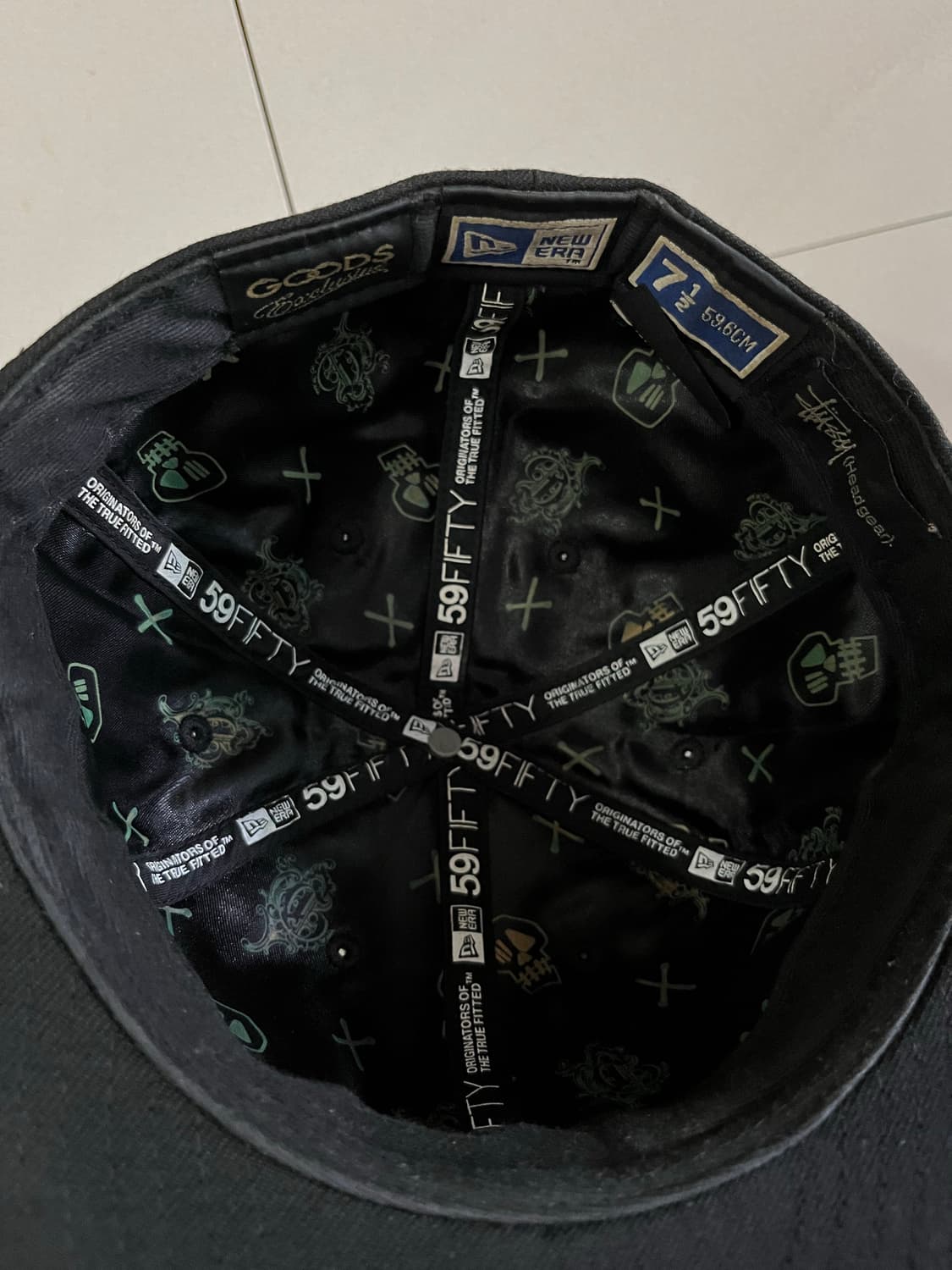 stussy x goods x 뉴에라 캡 7 1/2 상품이미지6
