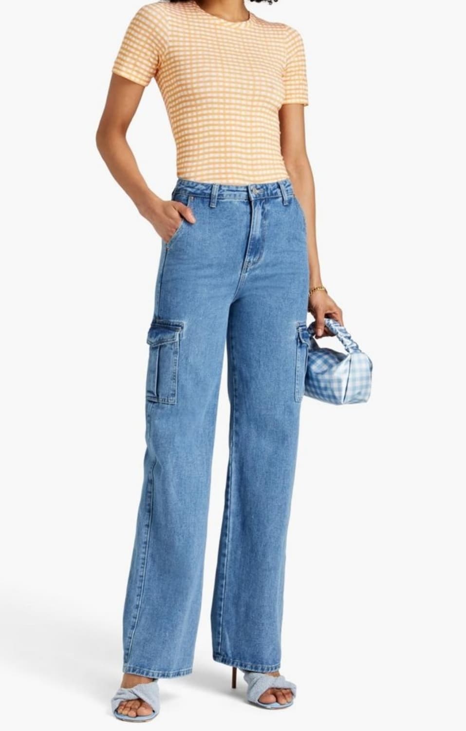 새상품 자크뮈스 체크티셔츠 상품이미지3