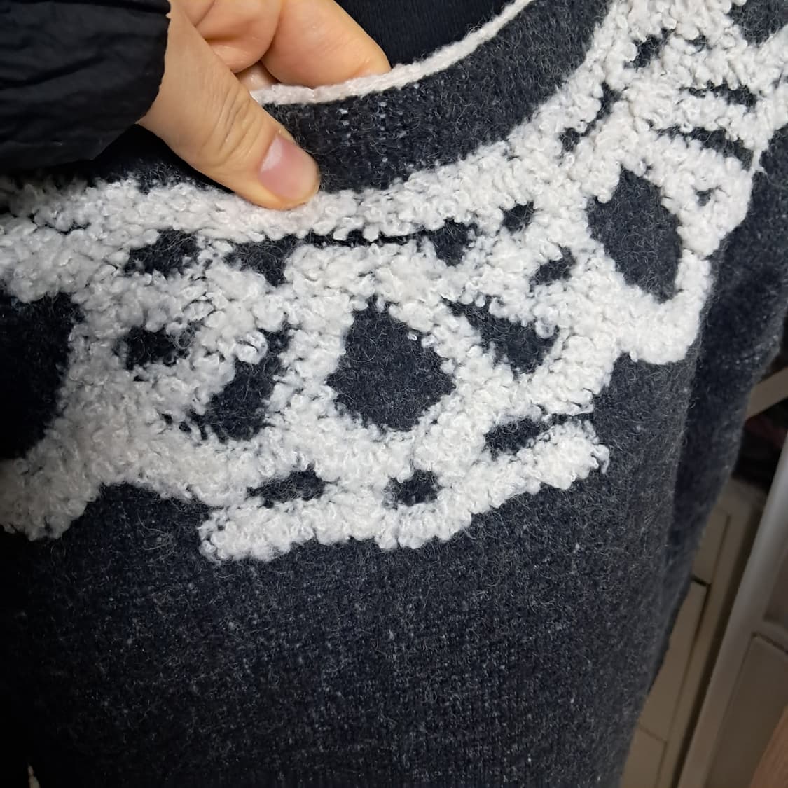 라인 니트 FREE(66~77추천) 상품이미지5