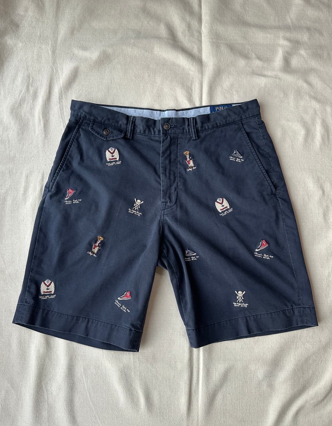 폴로 랄프로렌 멀티 자수 치노 쇼츠 32 상품이미지1