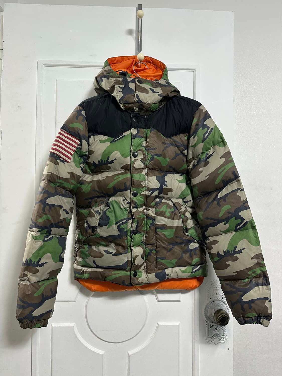 데님앤서플라이 성조기 카모 패딩 상품이미지1