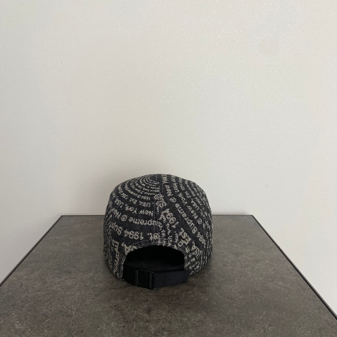 (OS) 슈프림 박스로고 캠프캡 모자 데님 블랙 상품이미지4