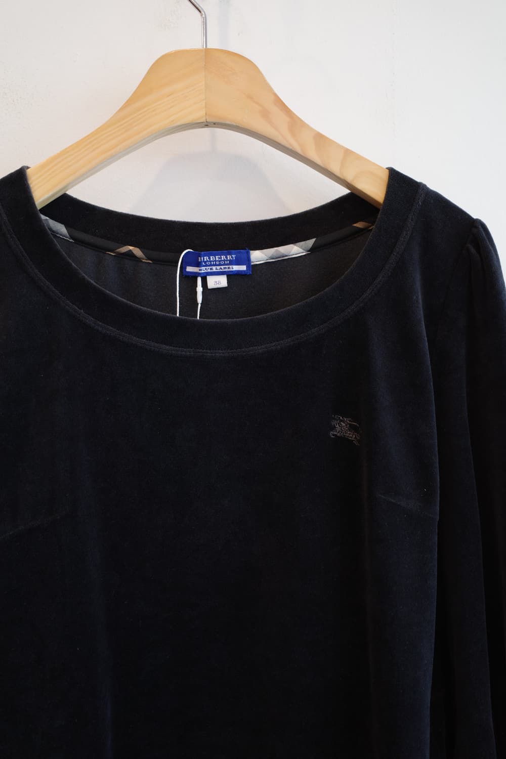 BURBERRY 버버리 블루라벨 벨벳 티셔츠  상품이미지2