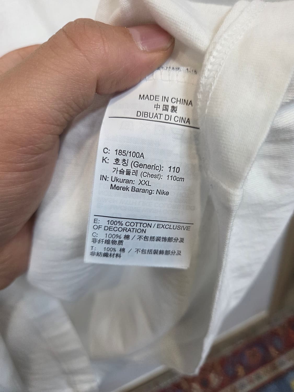 나이키 슈박스 프린팅로고 반팔 L xl 상품이미지4