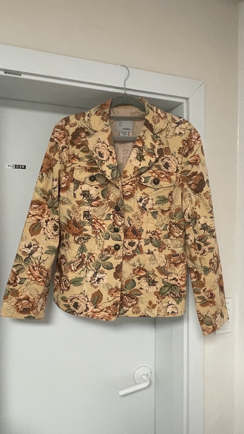 플라워패턴 자켓 상품이미지1