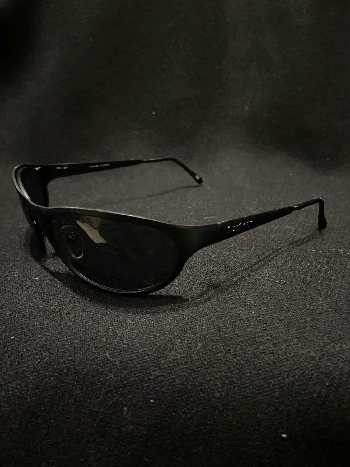 SunGear 빈티지 고글형 스틸 선글라스 (블랙) 상품이미지3