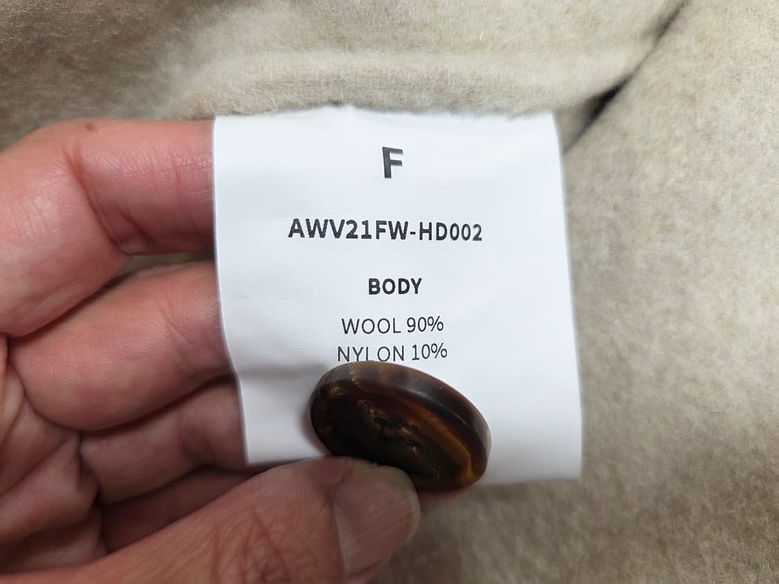 어센틱워드로브(ATWR) 핸드메이드 울코트 프리사이즈 상품이미지7