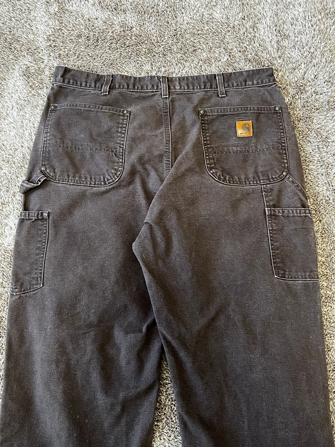 Carhartt B136 DKB 칼하트 빈티지 더블니 팬츠 다크브라운 상품이미지6