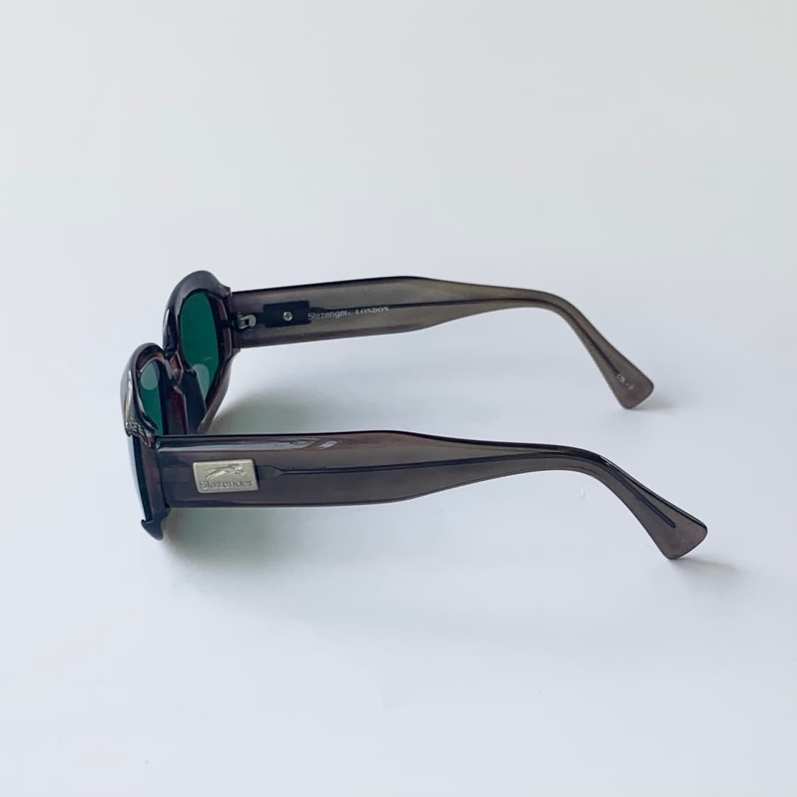 959 브라운 그린렌즈 볼드 프레임 사각 선글라스 상품이미지4