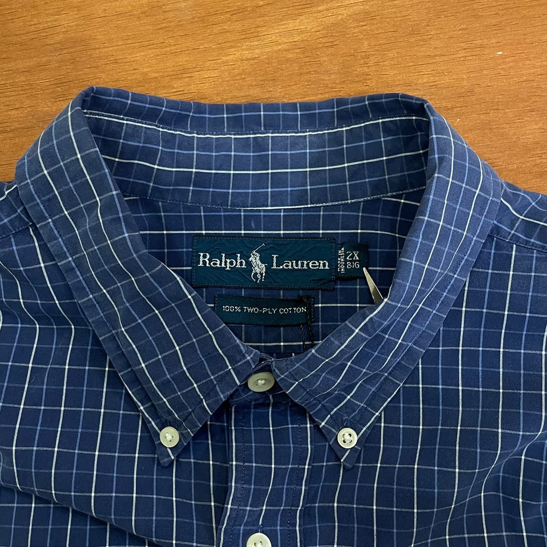 (2XL) POLO 폴로 랄프로렌 체크 셔츠 빅셔츠 상품이미지8