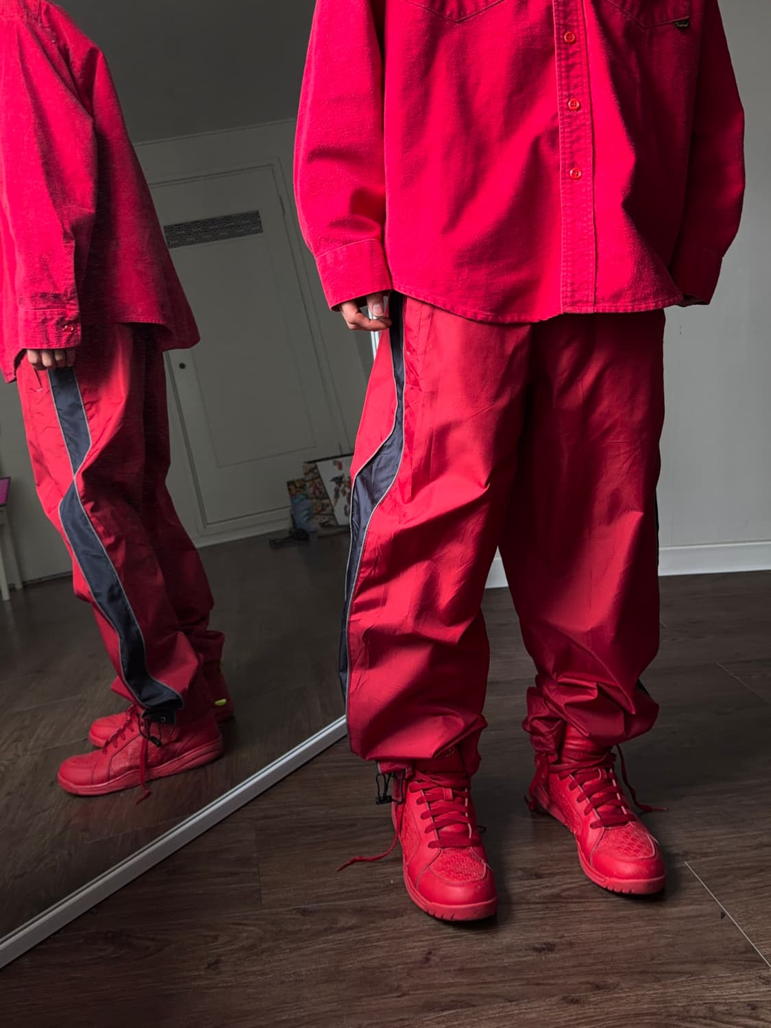 Osaka Hifuku 사이드 트랙 팬츠 상품이미지6