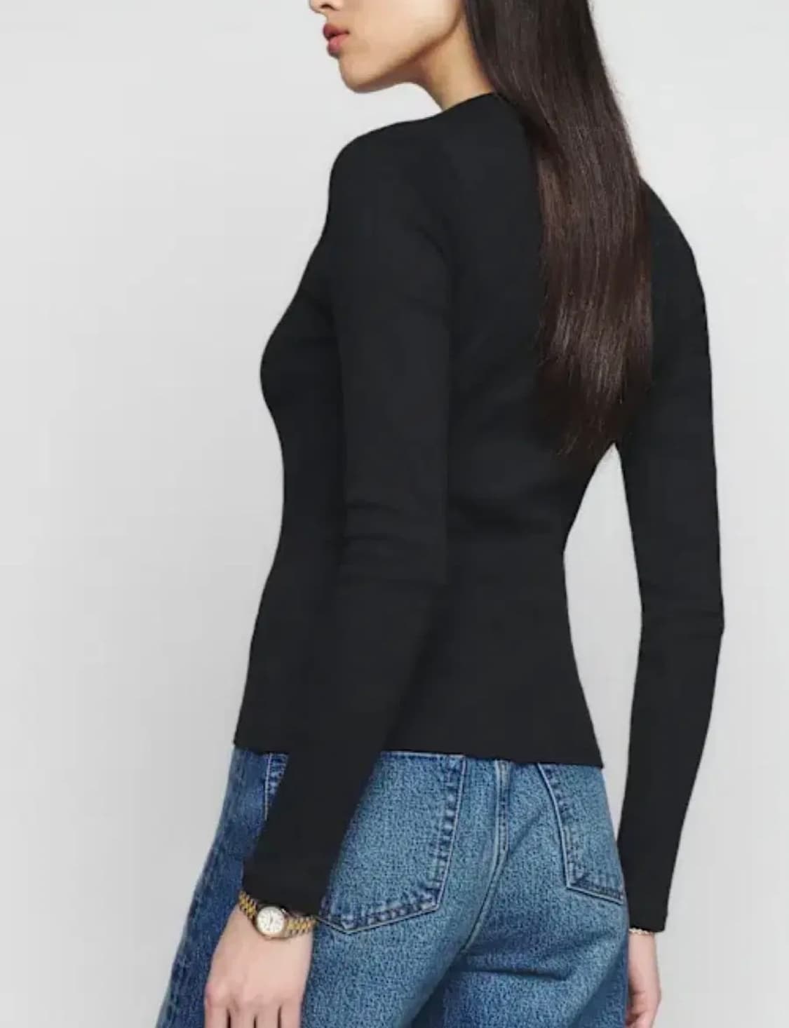 리포메이션 데이비 롱슬리브 크루넥 S  상품이미지3