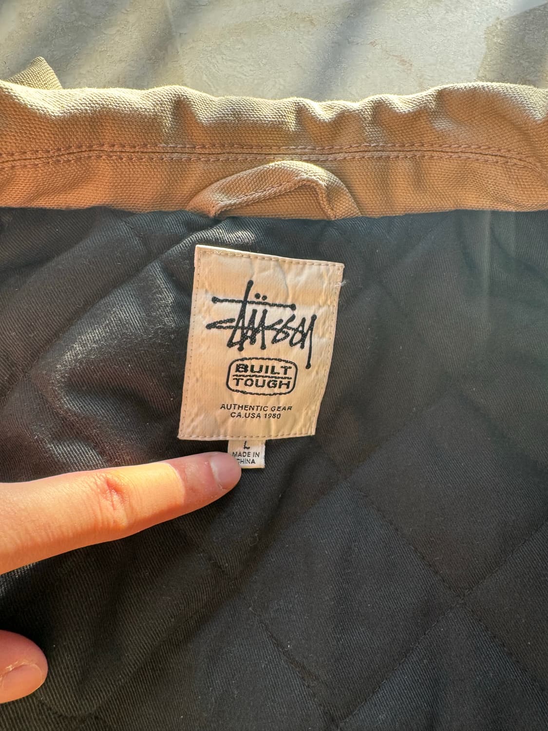 스투시 워크 자켓 L 상품이미지8