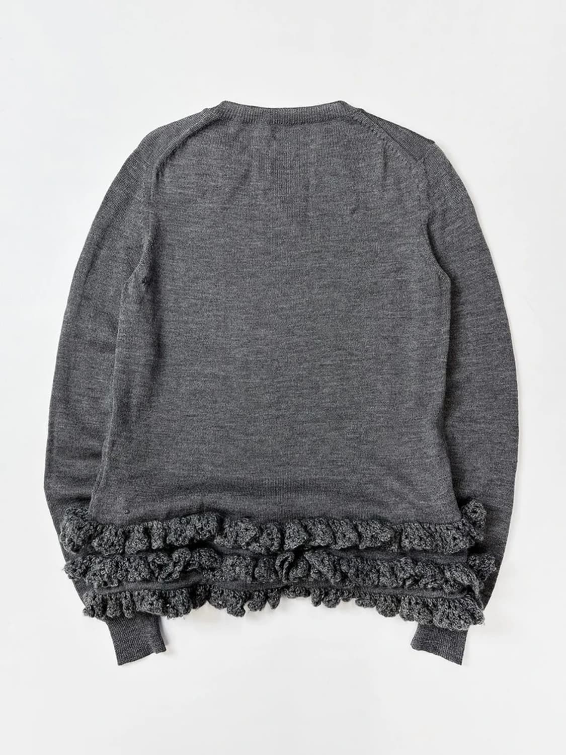 미우미우 MIUMIU 러플 울 모헤어 혼방 니트 PN5704 상품이미지4