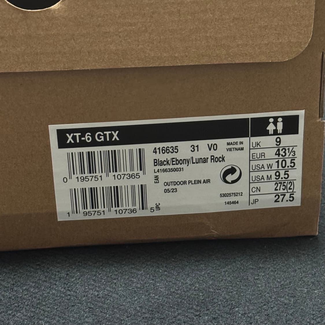 [275] 살로몬 XT-6 고어텍스 블랙 에보니 상품이미지9