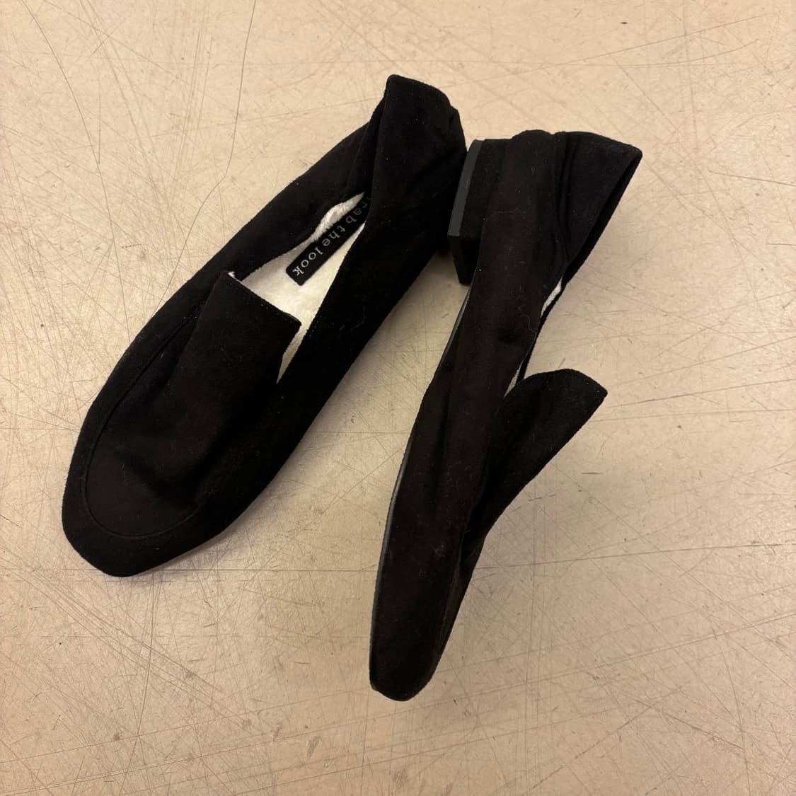 빈티지 스웨이드 블랙 로퍼 상품이미지2