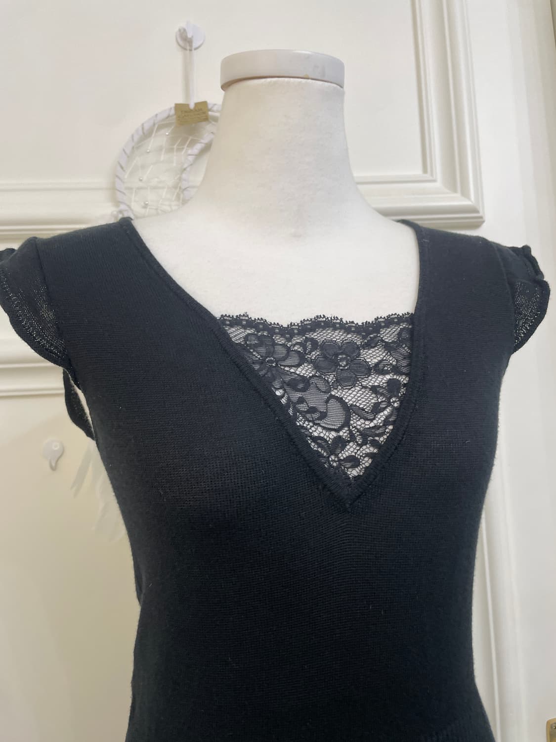 black lace point crochet knit opc 상품이미지6