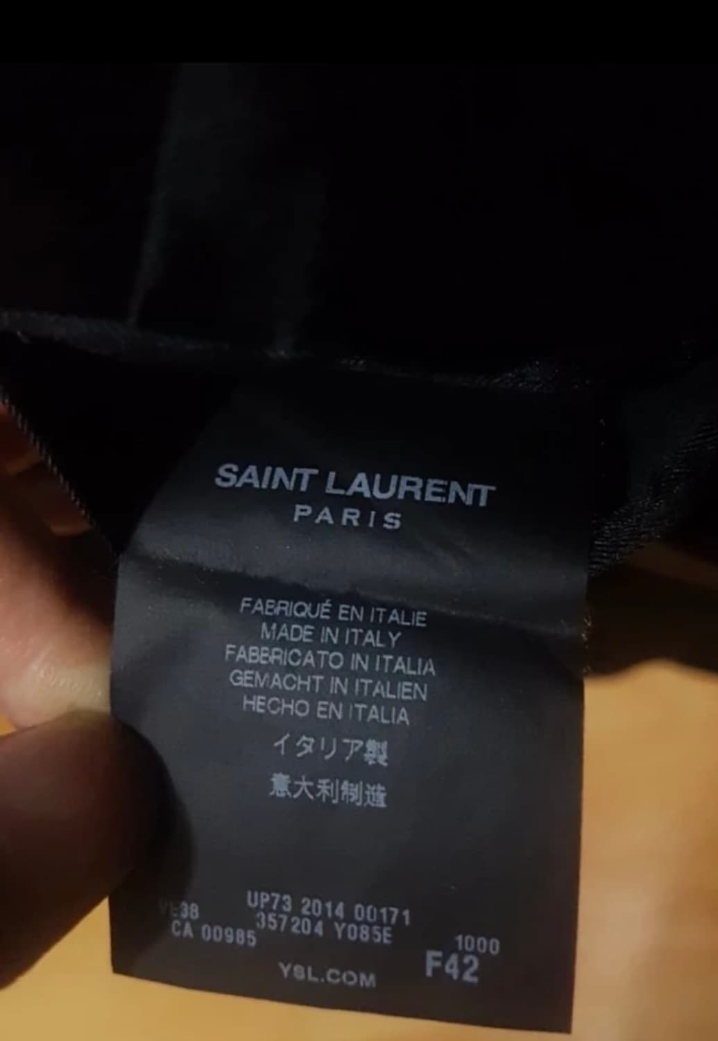 생로랑 14시즌 스모킹 블레이저  상품이미지7