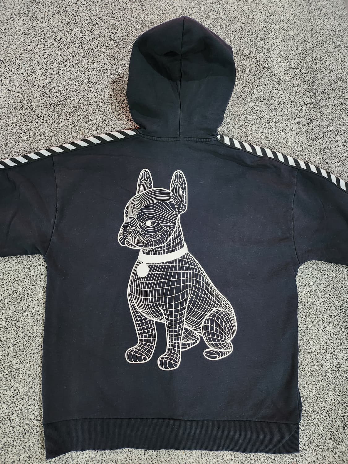 라이프워크 블랙 후드티  상품이미지1