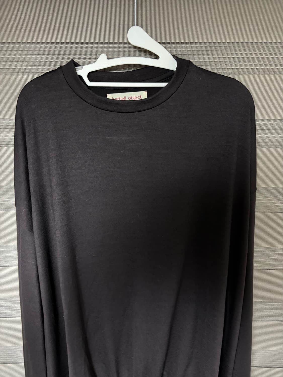 [F] Barbell Object bo top loose brown 상품이미지4