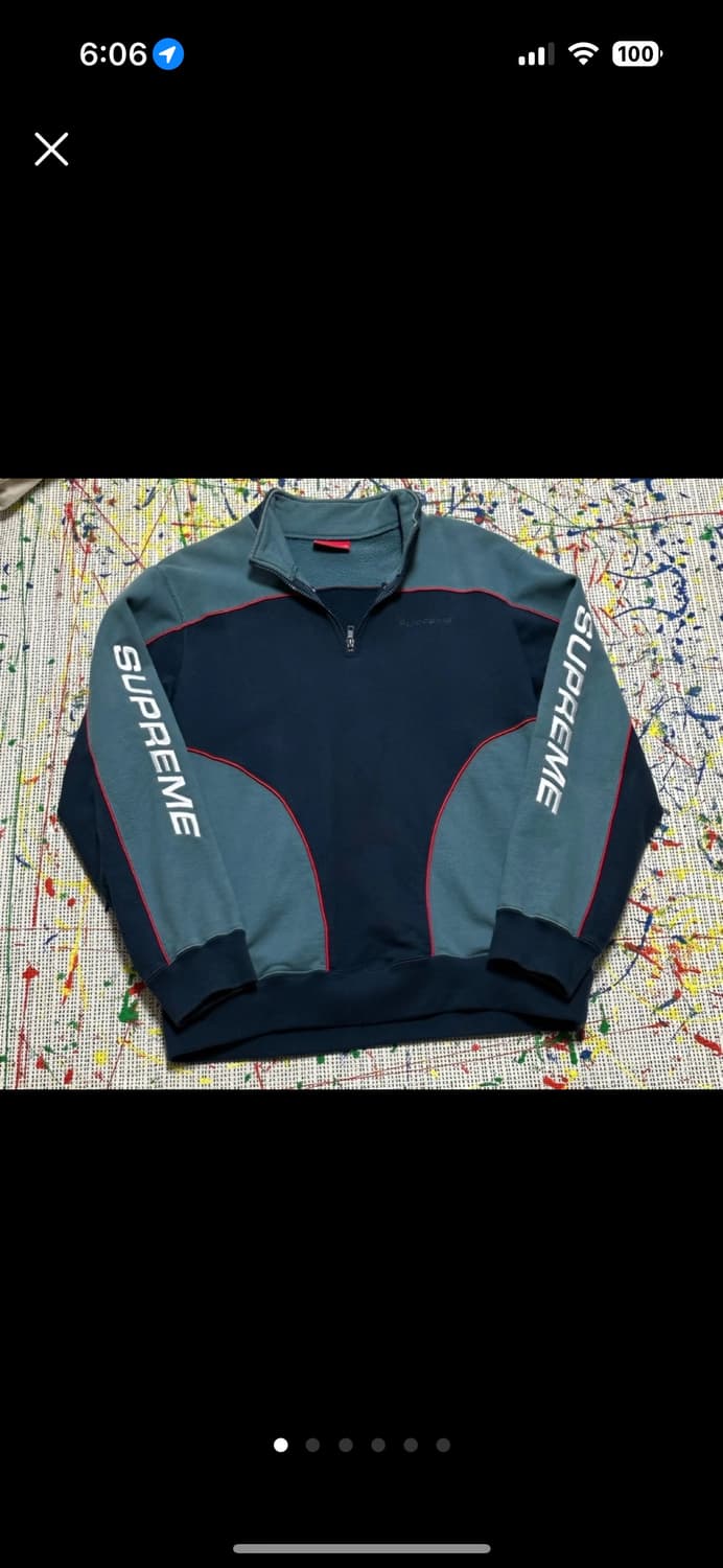 슈프림 스피드웨이 하프집업 18FW 상품이미지1