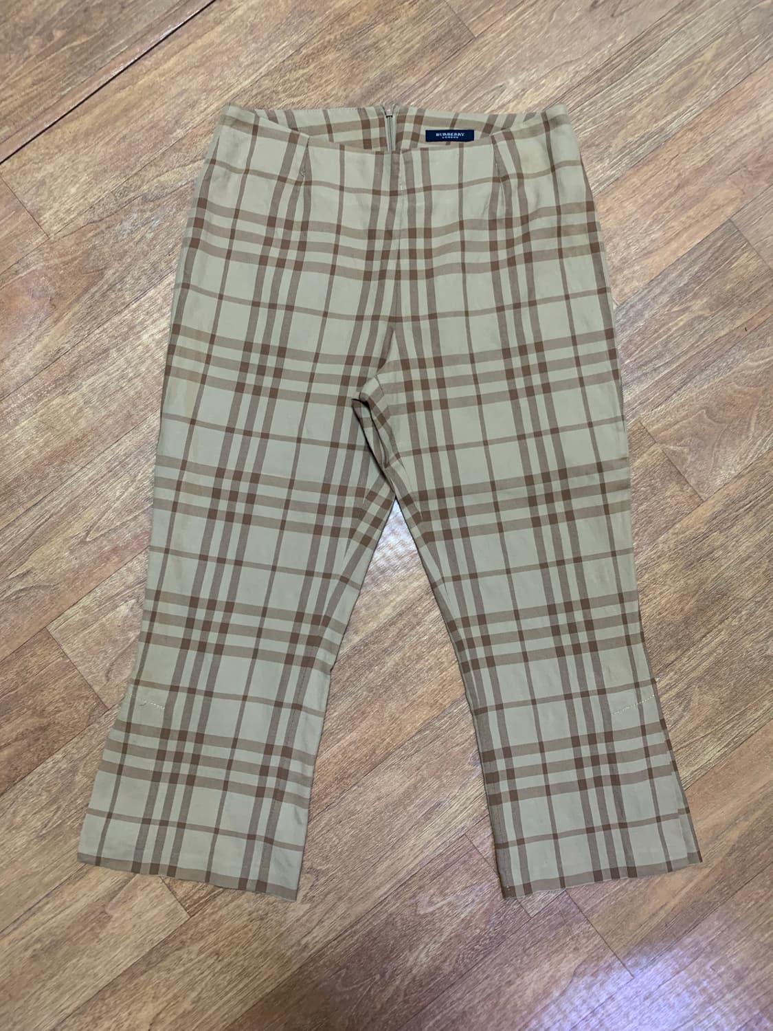 BURBERRY 버버리 런던 노바체크 패턴 카프리 팬츠 상품이미지1