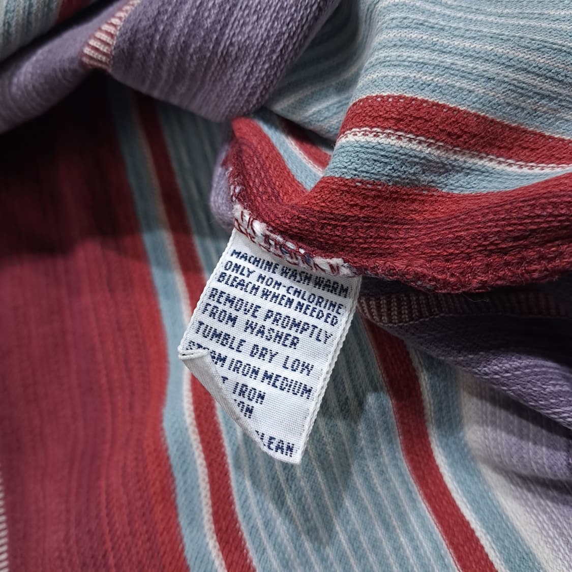 CL889 M 폴로 90s 슬럽 코튼 스트라이프 럭셔리 웨스턴 셔츠 남 상품이미지5