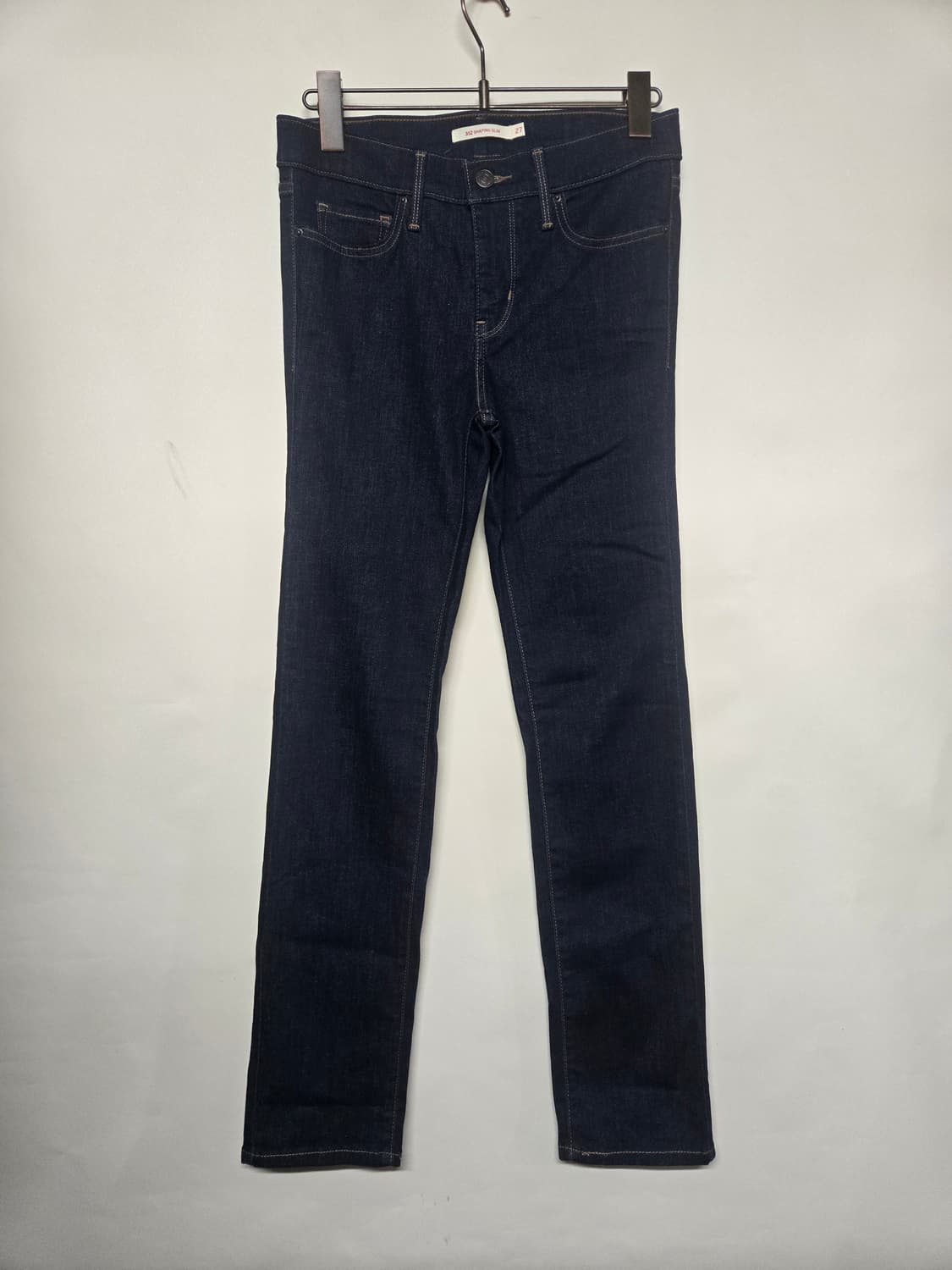 거의 새제품)리바이스 312스키니 데님진 다크워시27 상품이미지1