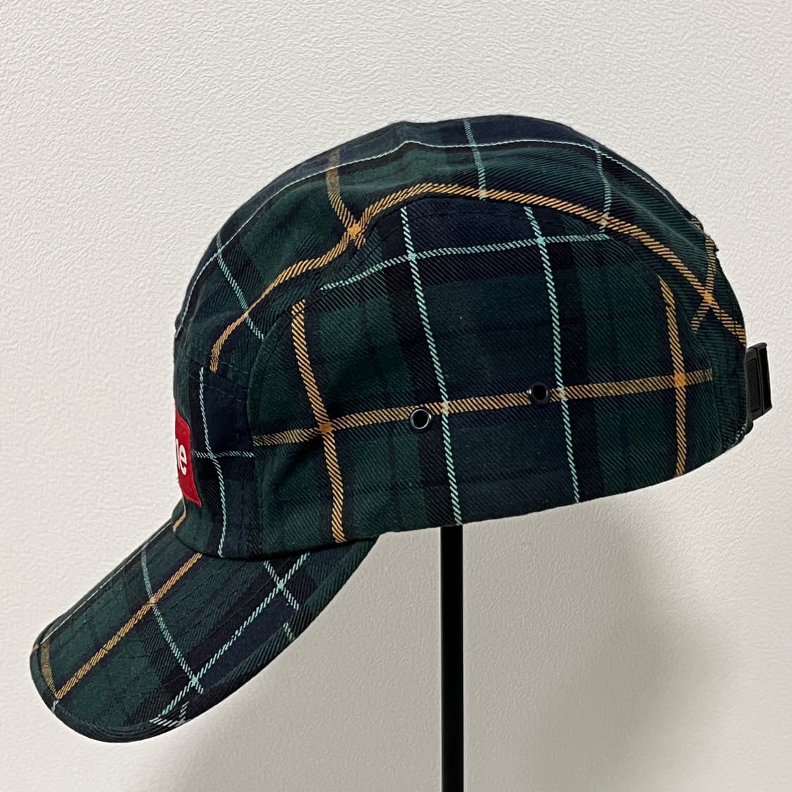 슈프림 2005 타탄 체크 캠프캡 그린 상품이미지4